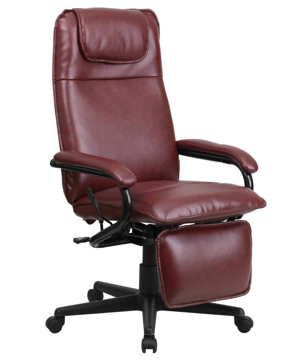 Best ideas about Reclining Office Chair
. Save or Pin Flash Furniture High Back Burgundy Leather Executive Now.