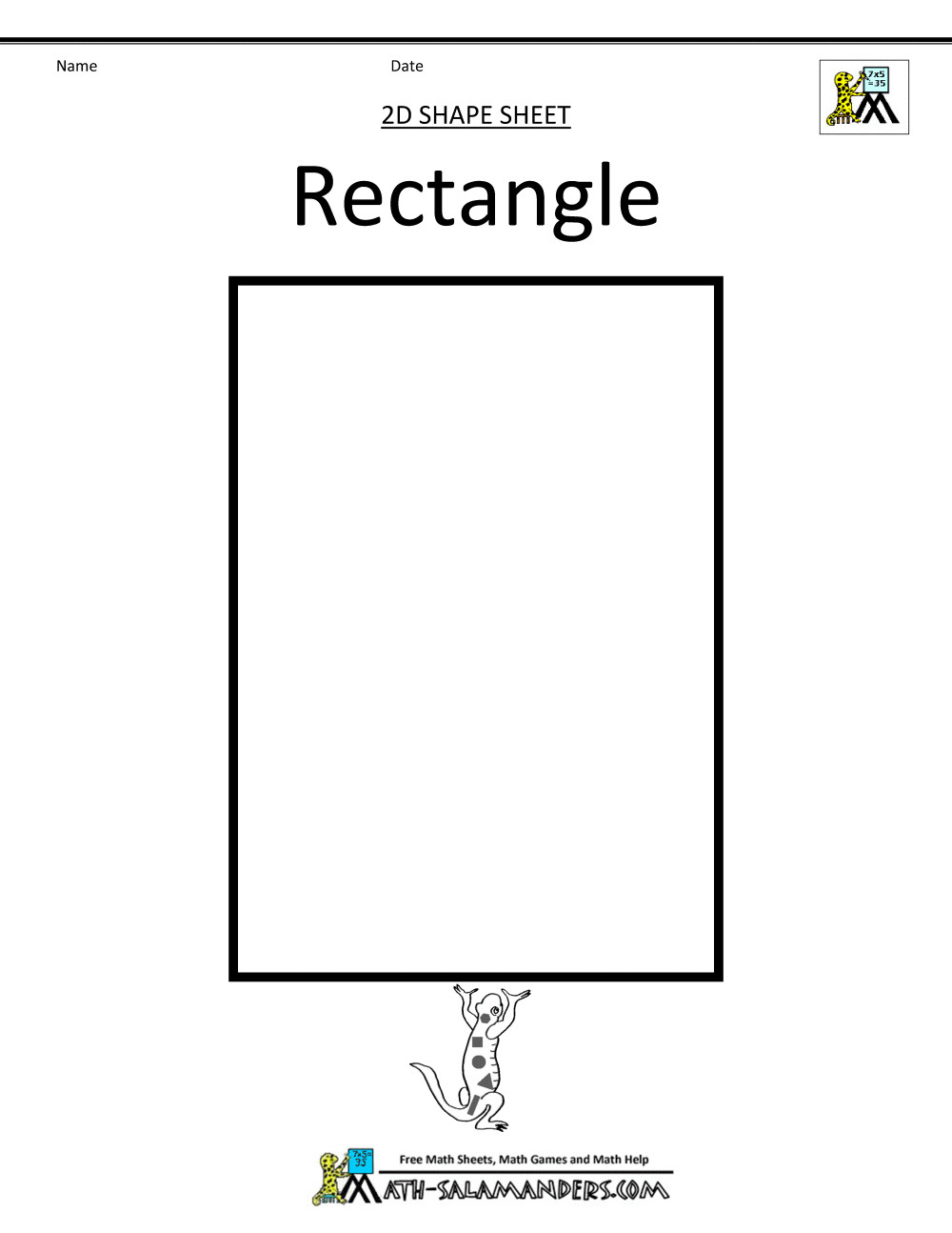 Best ideas about Rectangle Preschool Coloring Sheets
. Save or Pin Shapes Clipart Basic 2D Shapes Now.