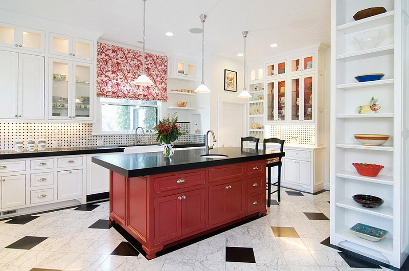 Best ideas about Red And Black Kitchen Decor
. Save or Pin Red Black And White Interiors Living Rooms Kitchens Now.