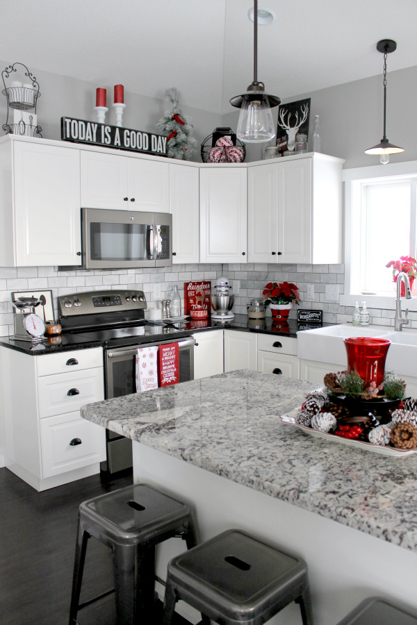 Best ideas about Red And Black Kitchen Decor
. Save or Pin Christmas Home Tour 2015 Now.