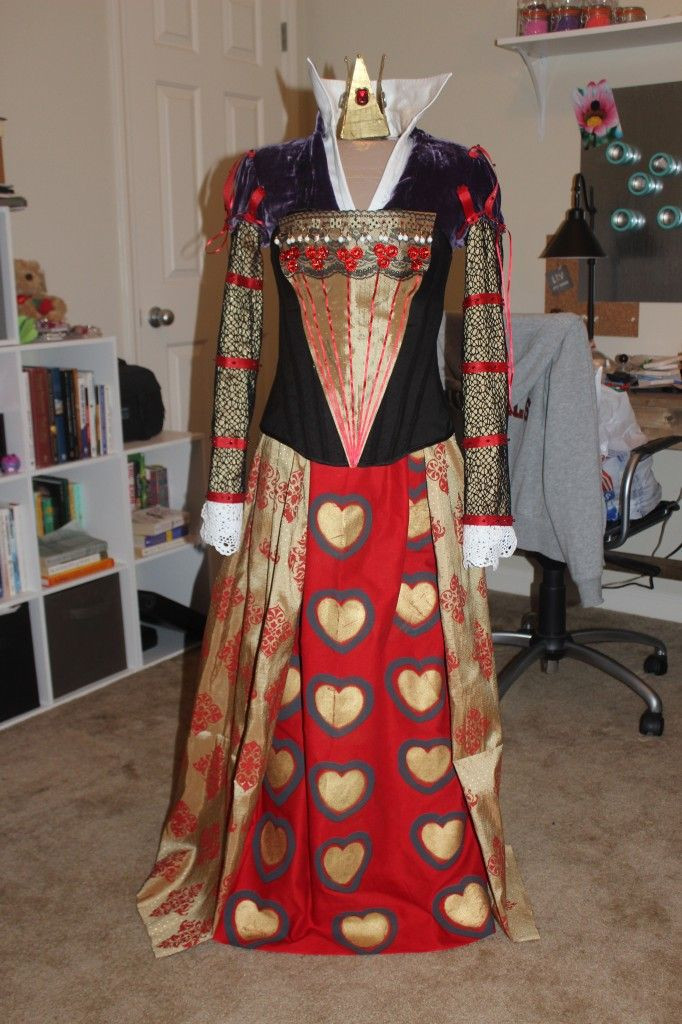 Best ideas about Red Queen Costume DIY
. Save or Pin DIY Queen of Hearts costume Halloween Now.