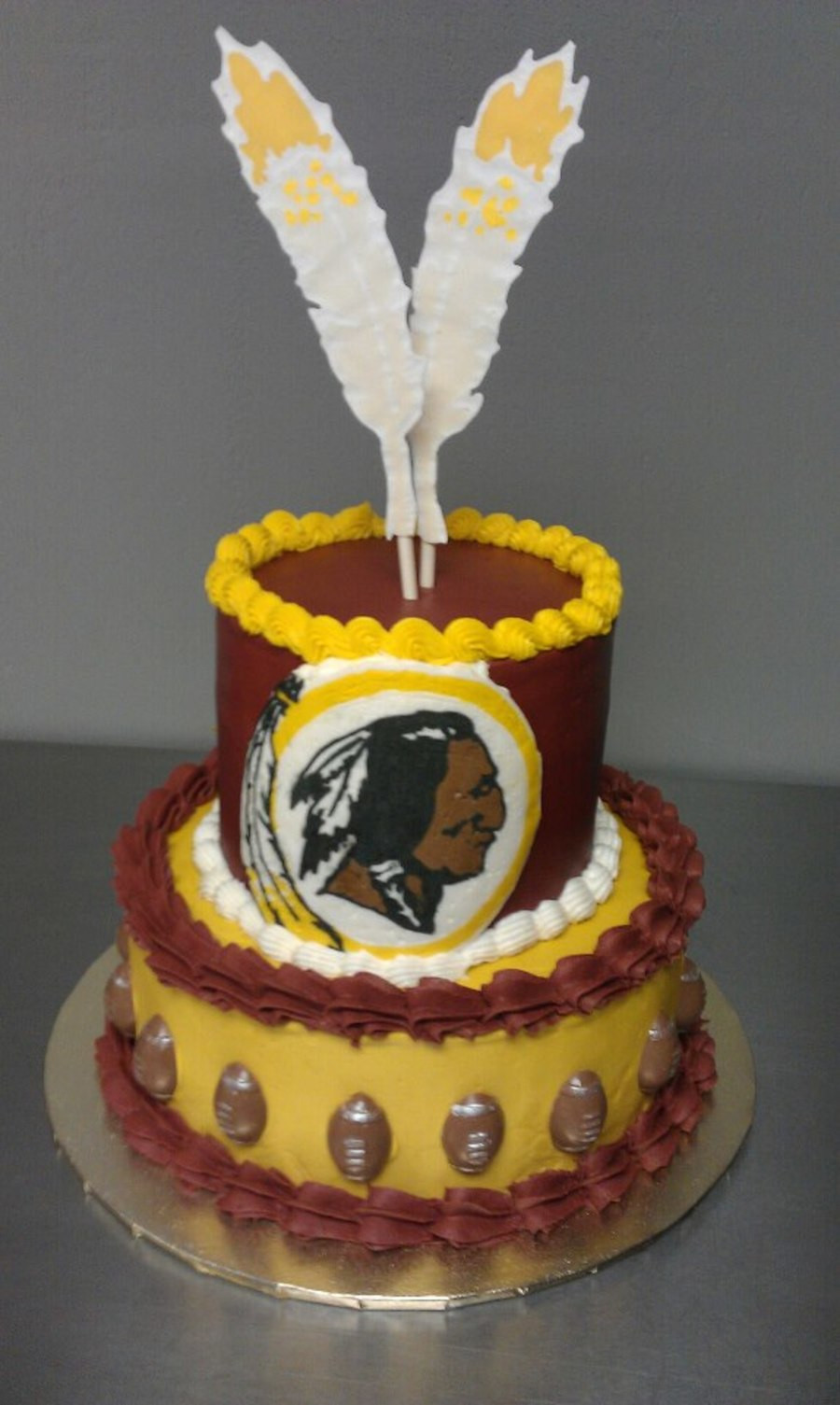 Best ideas about Redskin Birthday Cake
. Save or Pin Washington Redskins Cake CakeCentral Now.