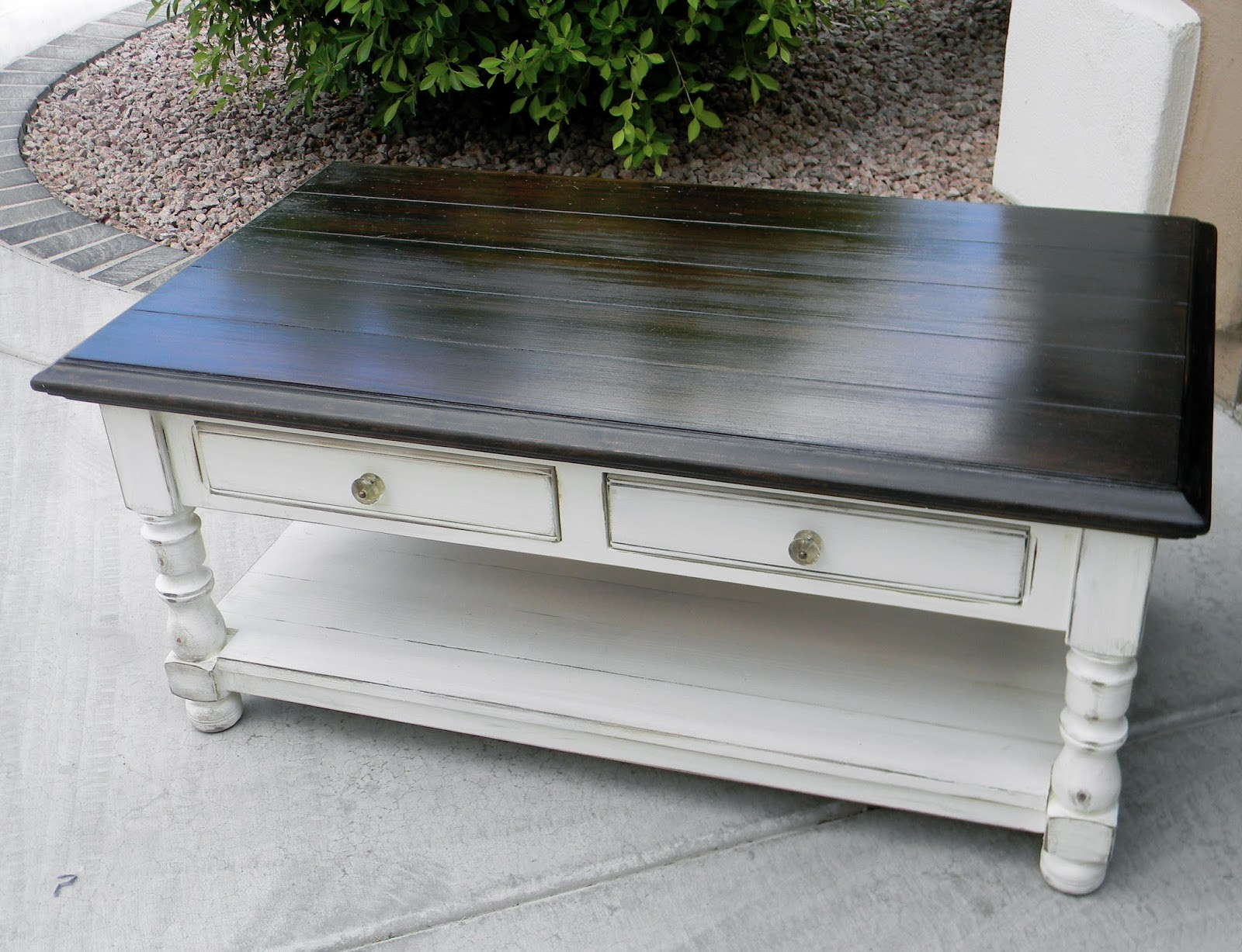 Best ideas about Refinishing Coffee Table Ideas
. Save or Pin Little Bit of Paint Refinished Coffee Table Now.