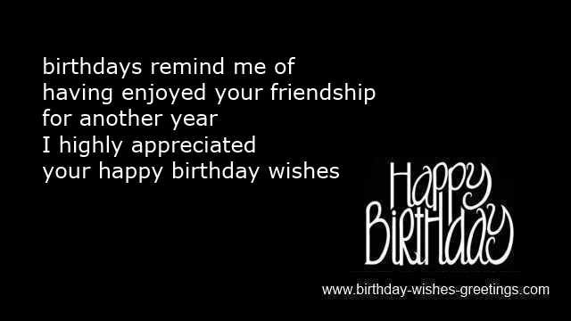 Best ideas about Reply To Birthday Wish
. Save or Pin Birthday wish response Now.