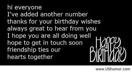 Best ideas about Response To Birthday Wishes
. Save or Pin Happy birthday wish reply US Humor Funny pictures Now.