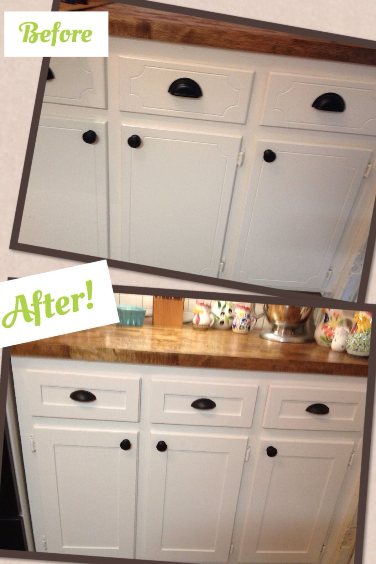Best ideas about Resurfacing Cabinets DIY
. Save or Pin Kitchen cabinet refacing project DIY shaker trim done Now.