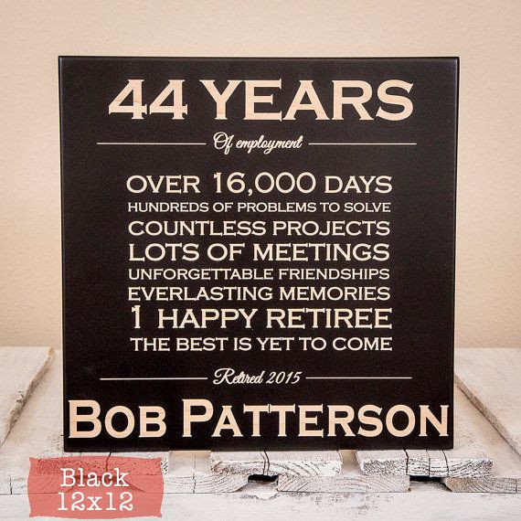 Best ideas about Retirement Gift Ideas For Teacher
. Save or Pin Personalized Retirement Gift Retirement Gifts Now.