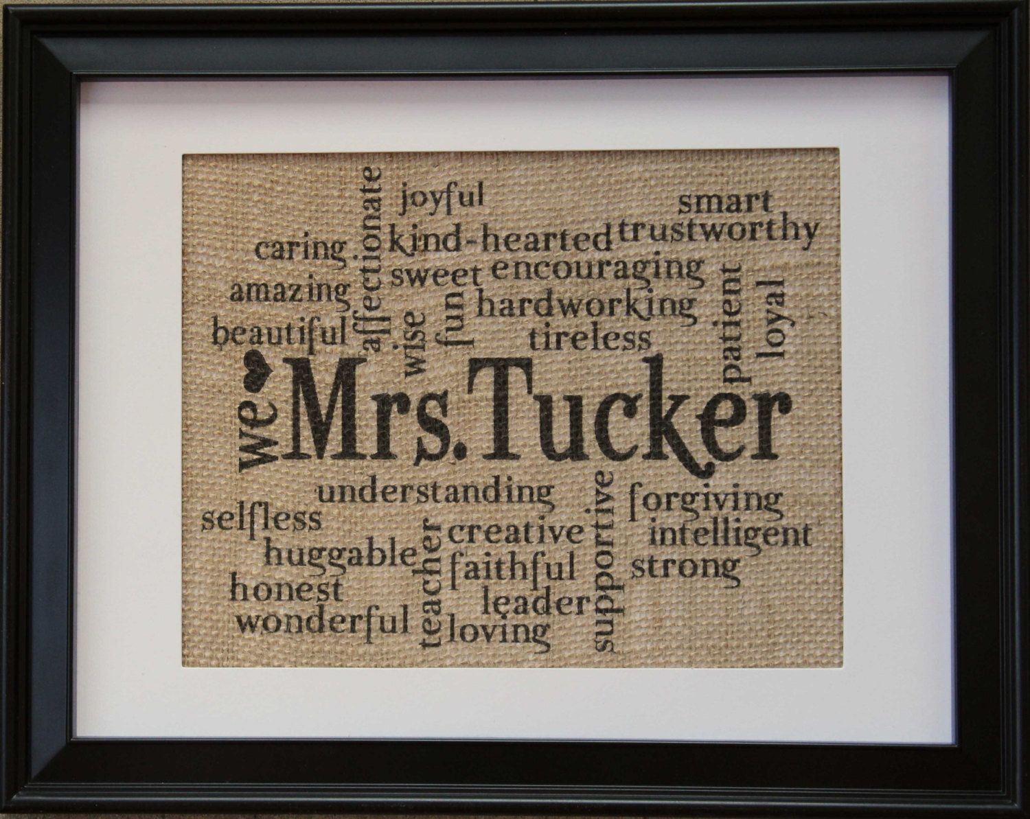 Best ideas about Retirement Gift Ideas For Teacher
. Save or Pin Teacher Gift Teachers Name on Burlap Burlap by Now.