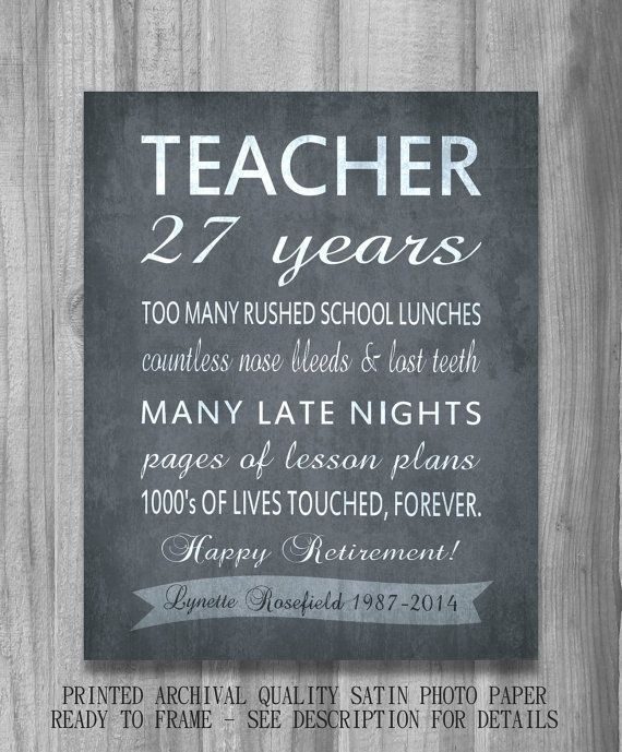 Best ideas about Retirement Gift Ideas For Teacher
. Save or Pin Best 25 Teacher retirement parties ideas on Pinterest Now.