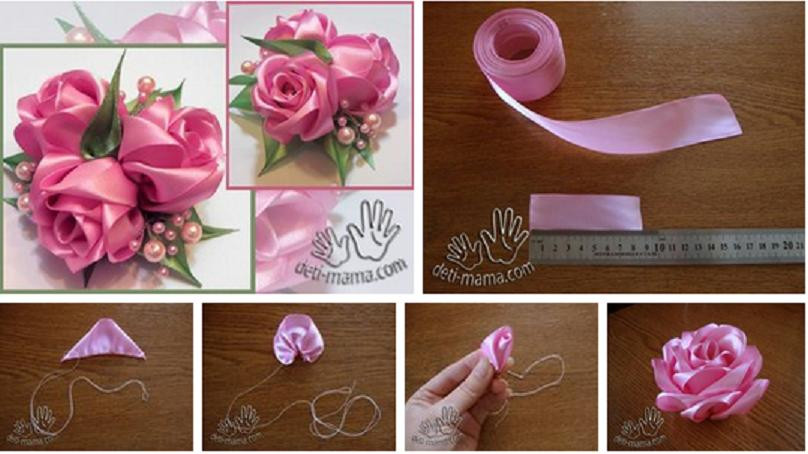 Best ideas about Ribbon Roses DIY
. Save or Pin DIY Easy Ribbon Rose Tutorial Now.
