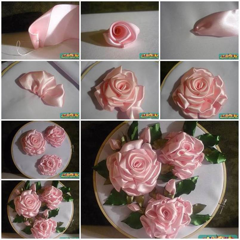 Best ideas about Ribbon Roses DIY
. Save or Pin DIY Embroidery Ribbon Roses Now.