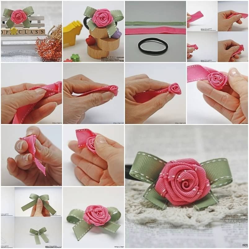 Best ideas about Ribbon Roses DIY
. Save or Pin DIY Ribbon Rose s and for Now.