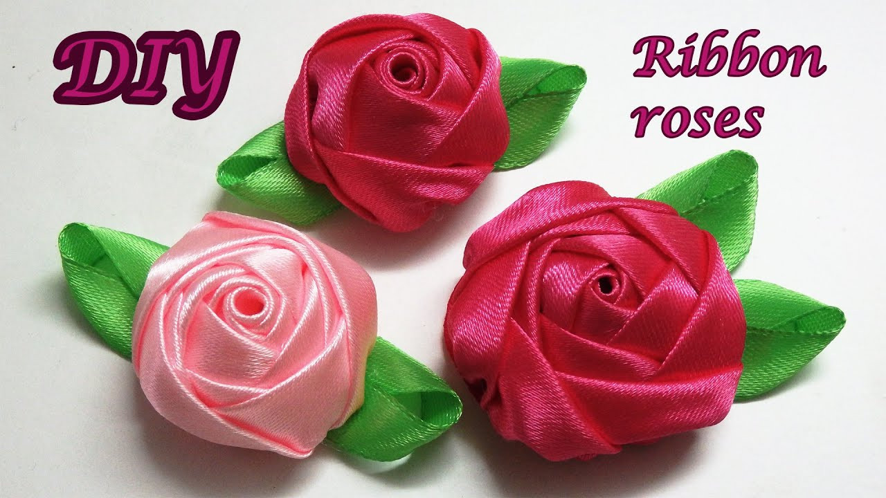 Best ideas about Ribbon Roses DIY
. Save or Pin Diy ribbon roses how to make satin ribbon roses kanzashi Now.