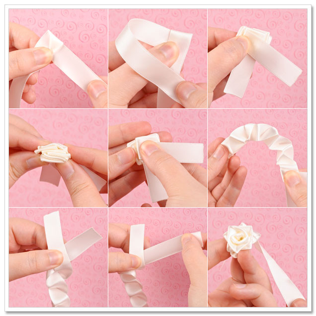 Best ideas about Ribbon Roses DIY
. Save or Pin DIY Romantic Rose Headband Now.