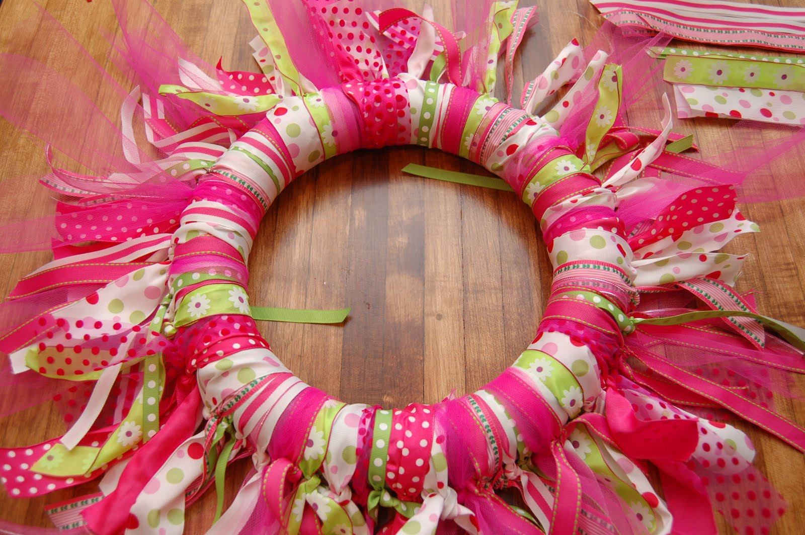 Best ideas about Ribbon Wreath DIY
. Save or Pin Maddyson s Lane Ribbon Wreath DIY Now.