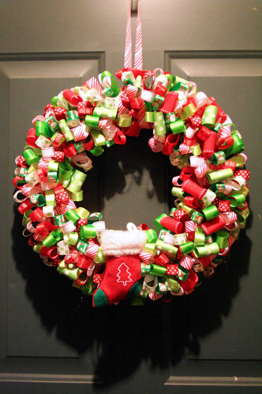 Best ideas about Ribbon Wreath DIY
. Save or Pin [loveable] chaos DIY Looped Ribbon Holiday Wreath Now.