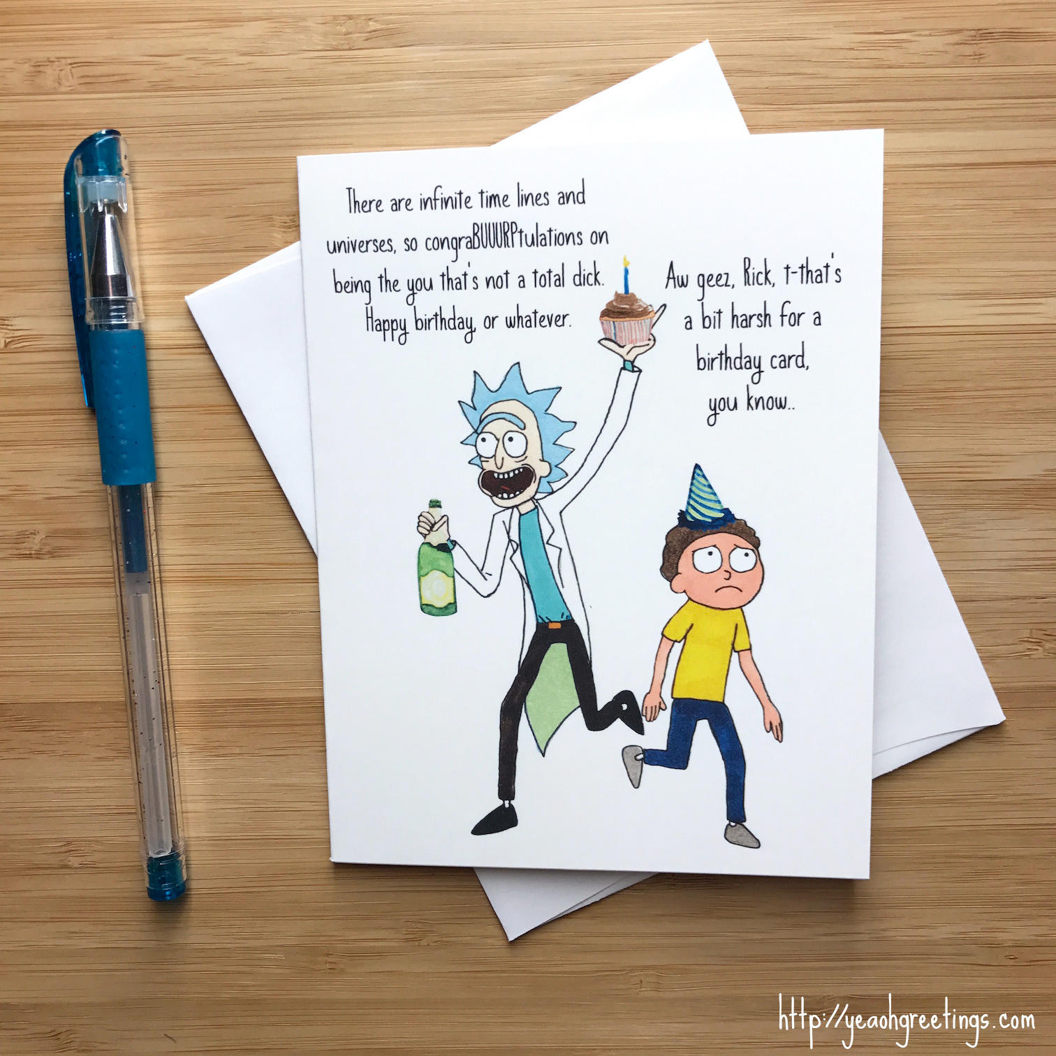 Best ideas about Rick And Morty Birthday Card
. Save or Pin Rick and Morty Birthday Card Adult Swim Archer Robot Now.