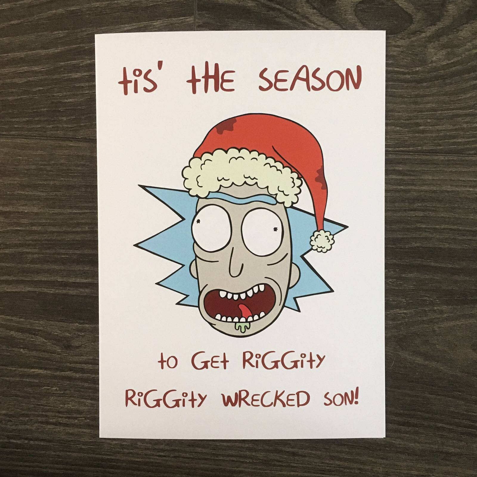 Best ideas about Rick And Morty Birthday Card
. Save or Pin Rick and Morty Christmas card tis the season to Now.