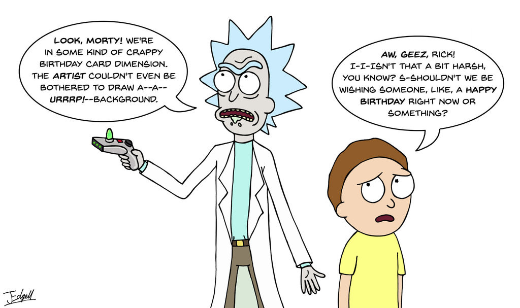Best ideas about Rick And Morty Birthday Card
. Save or Pin Rick and Morty Birthday Card by Jedgesaurus on DeviantArt Now.