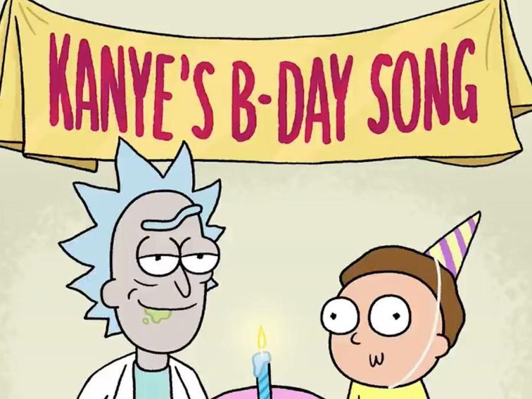 Best ideas about Rick And Morty Birthday Card
. Save or Pin Rick and Morty deliver Kanye West a creepy birthday card Now.