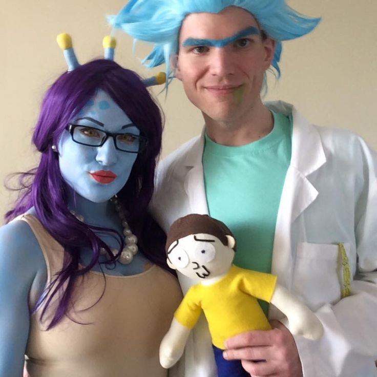 Best Rick And Morty Costume DIY from The beau and I as Rick Sanchez and U.....