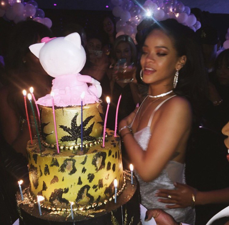 Best ideas about Rihanna Birthday Cake
. Save or Pin Rihanna In Galvan Spring 2015 Metalic Chainmail Gown Now.