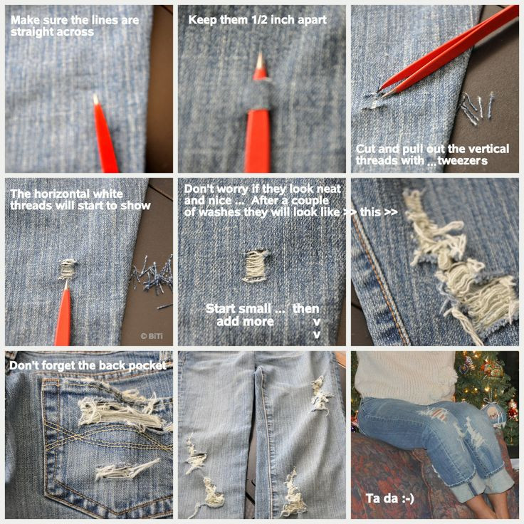 Best ideas about Ripped Jeans DIY
. Save or Pin Best 25 Diy ripped jeans ideas on Pinterest Now.