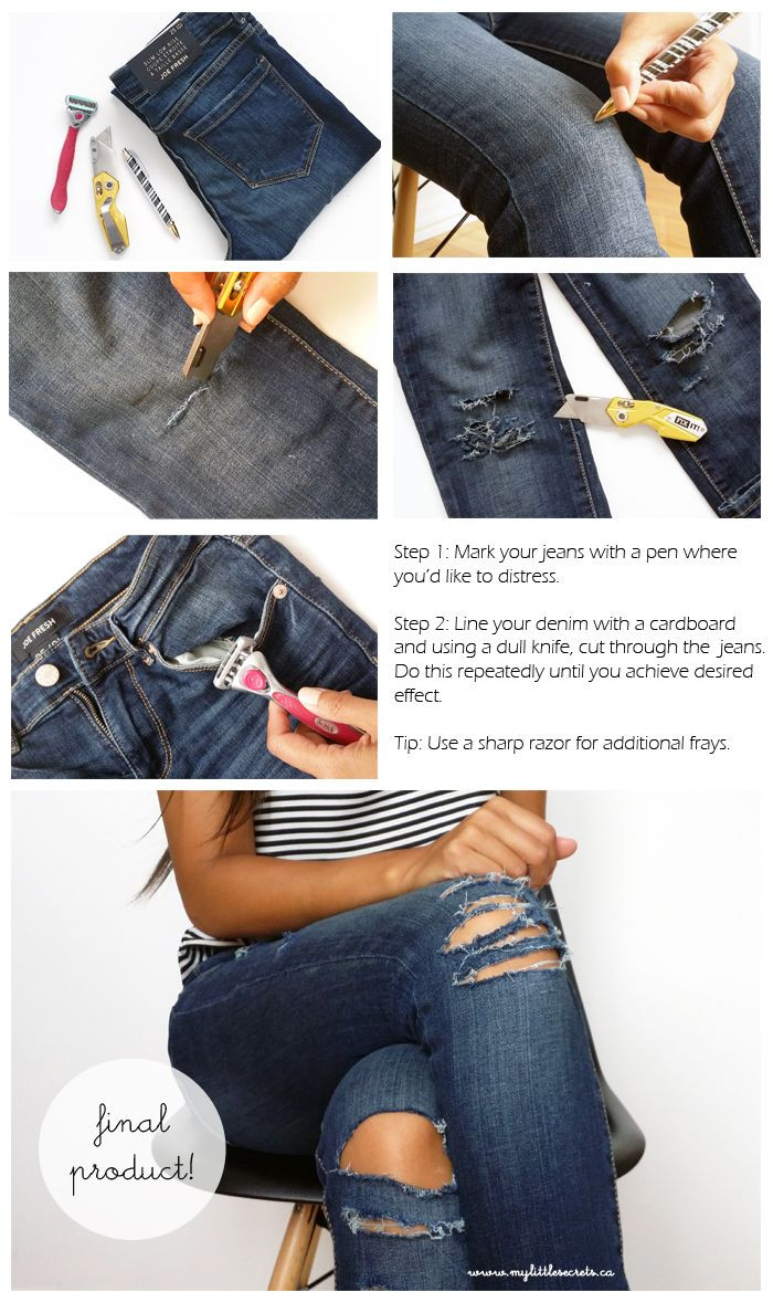 Best ideas about Ripped Jeans DIY
. Save or Pin 25 best ideas about Diy ripped jeans on Pinterest Now.