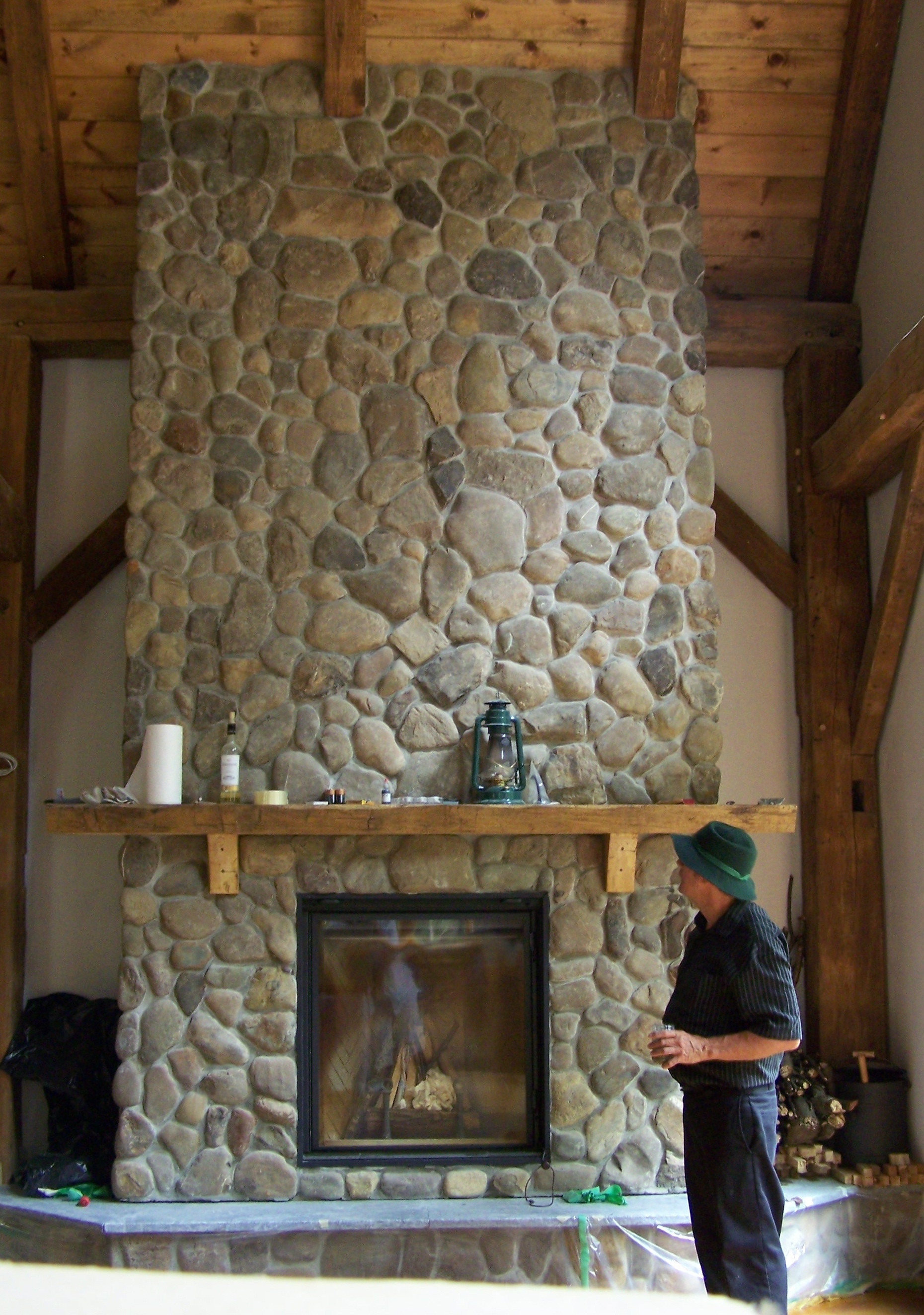 Best ideas about River Rock Fireplace
. Save or Pin Fireplaces Now.