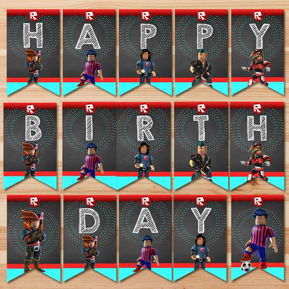 Best ideas about Roblox Birthday Decorations
. Save or Pin Roblox Happy Birthday Banner Chalkboard Roblox Birthday Now.