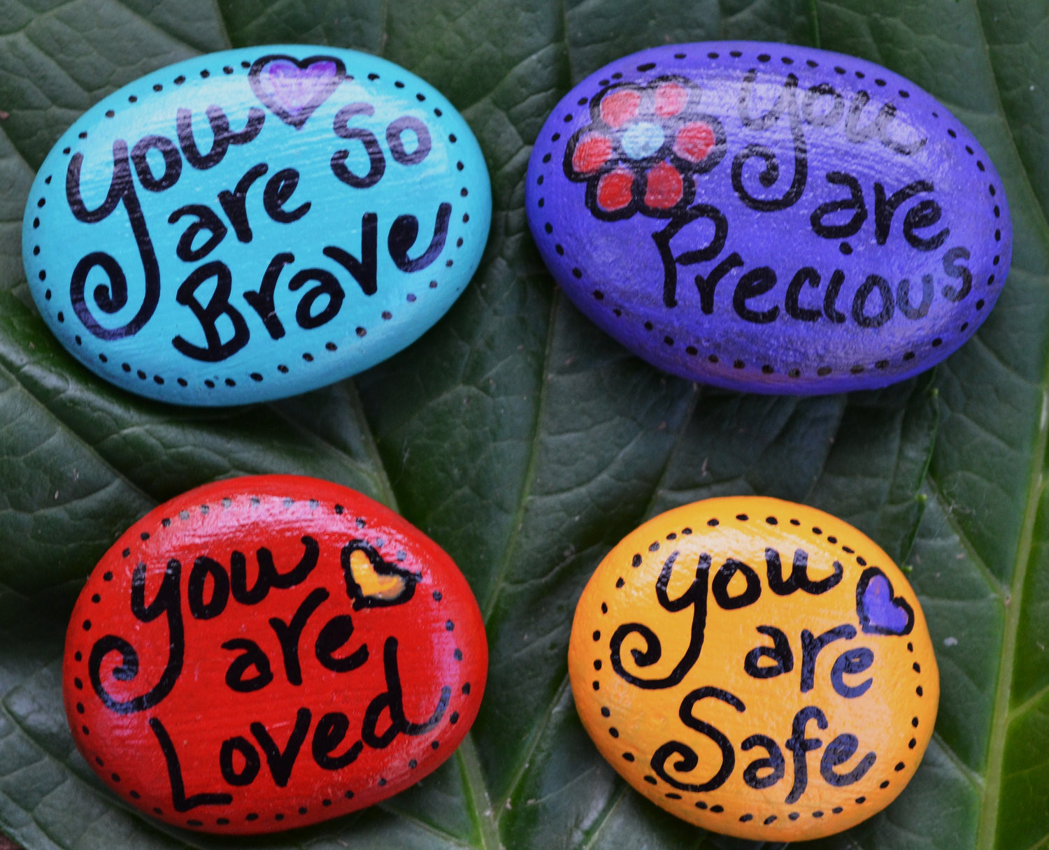 Best ideas about Rock Painting Ideas Inspiration
. Save or Pin SOUL STONES Love Safe Brave Precious by HealingExpressions Now.