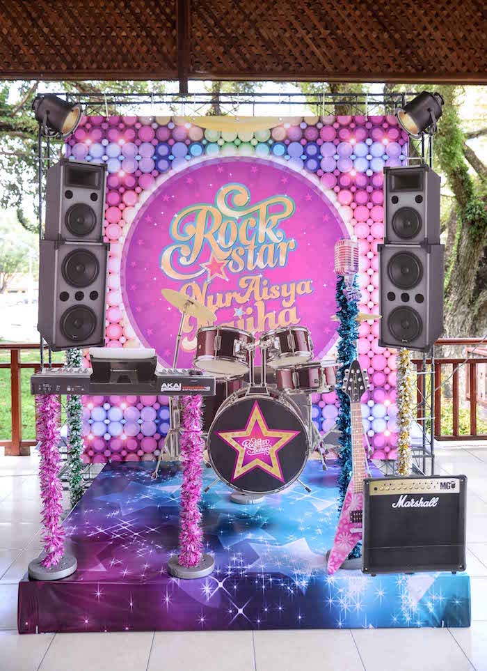 Best ideas about Rock Star Birthday Party
. Save or Pin Kara s Party Ideas Purple Girly Rock Star Birthday Party Now.