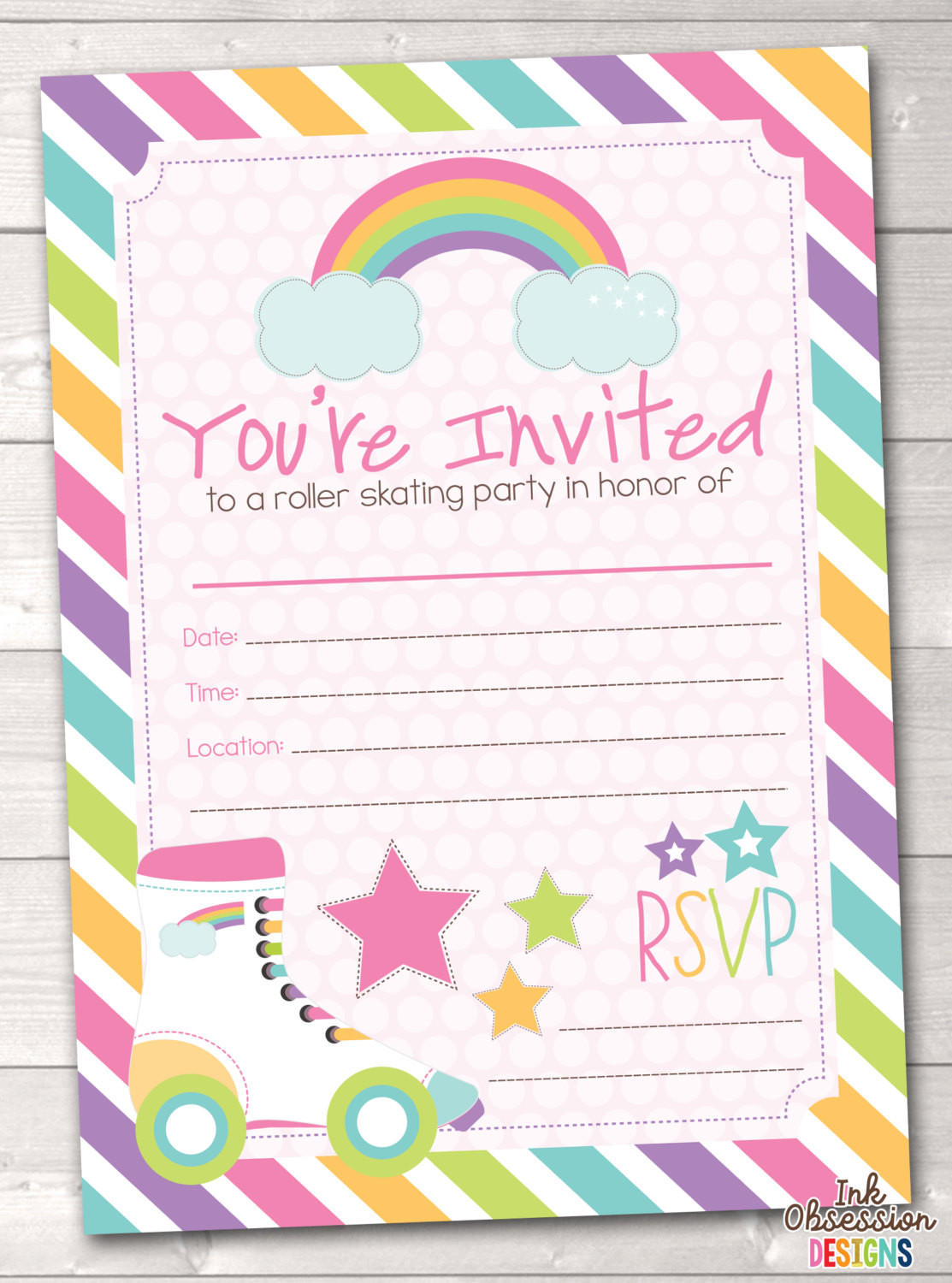Best ideas about Roller Skating Birthday Invitations
. Save or Pin Fill In Roller Skating Party Invitations Printable Girls Now.