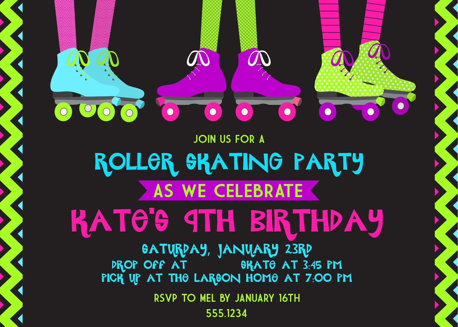 Best ideas about Roller Skating Birthday Party
. Save or Pin The Larson Lingo Kate s Roller Skating Party Now.