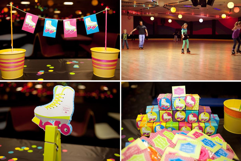 Best ideas about Roller Skating Birthday Party
. Save or Pin Kara s Party Ideas Neon Roller Skate Disco Teen Tween 11th Now.