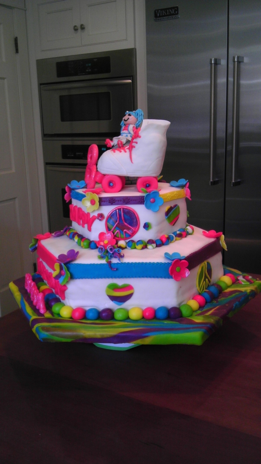 Best ideas about Roller Skating Birthday Party
. Save or Pin Lalaloopsy Roller Skate Disco Party Theme Cake Now.