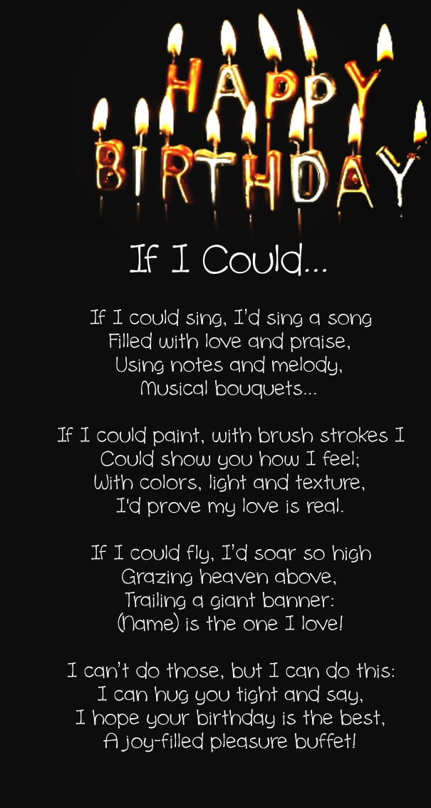 Best ideas about Romantic Birthday Quotes
. Save or Pin 12 Happy Birthday Love Poems for Her & Him with Now.