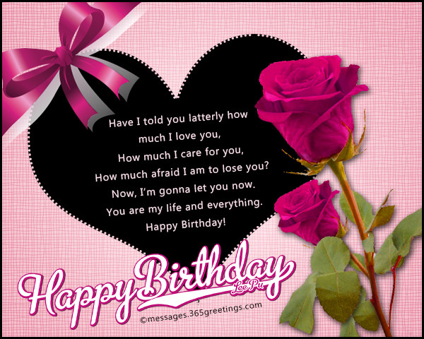 Best ideas about Romantic Birthday Wish For Him
. Save or Pin Romantic Birthday Wishes 365greetings Now.