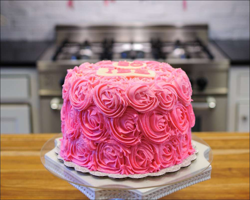 Best ideas about Rose Birthday Cake
. Save or Pin Pink Buttercream Rose Swirl Birthday Cake Now.