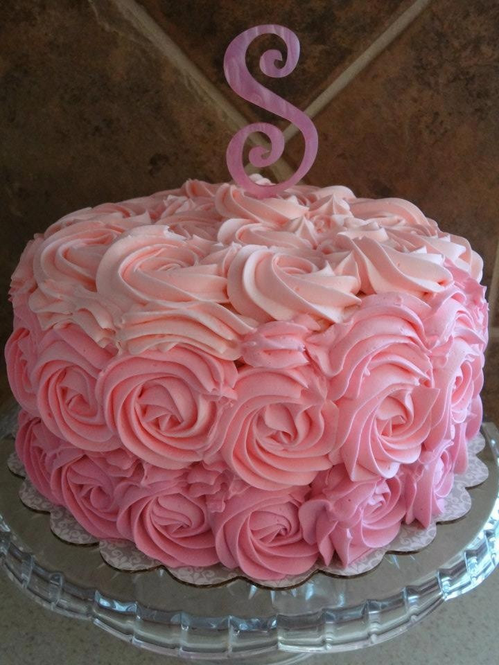 Best ideas about Rose Birthday Cake
. Save or Pin 17 Best images about Ombre Rose Cakes on Pinterest Now.