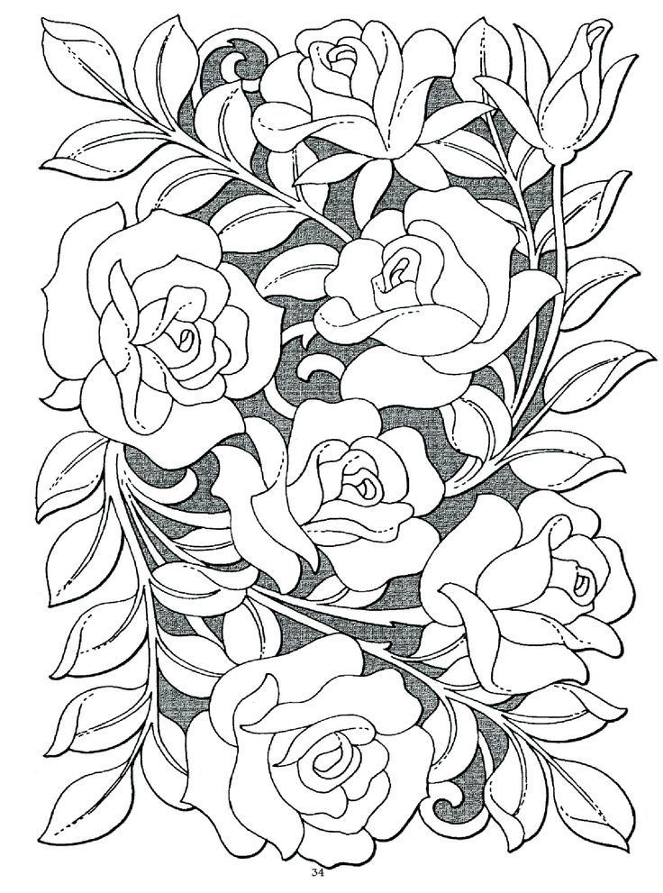 Best ideas about Rose Coloring Pages For Adults
. Save or Pin Pin by Leanne Hill on Colouring pages Now.