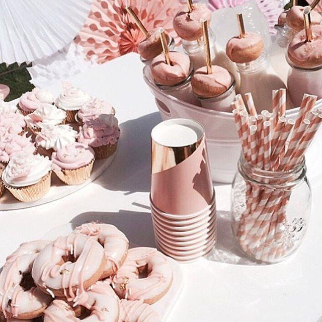 Best ideas about Rose Gold Birthday Decorations
. Save or Pin Monochromatic theme party for a little girl turning two Now.