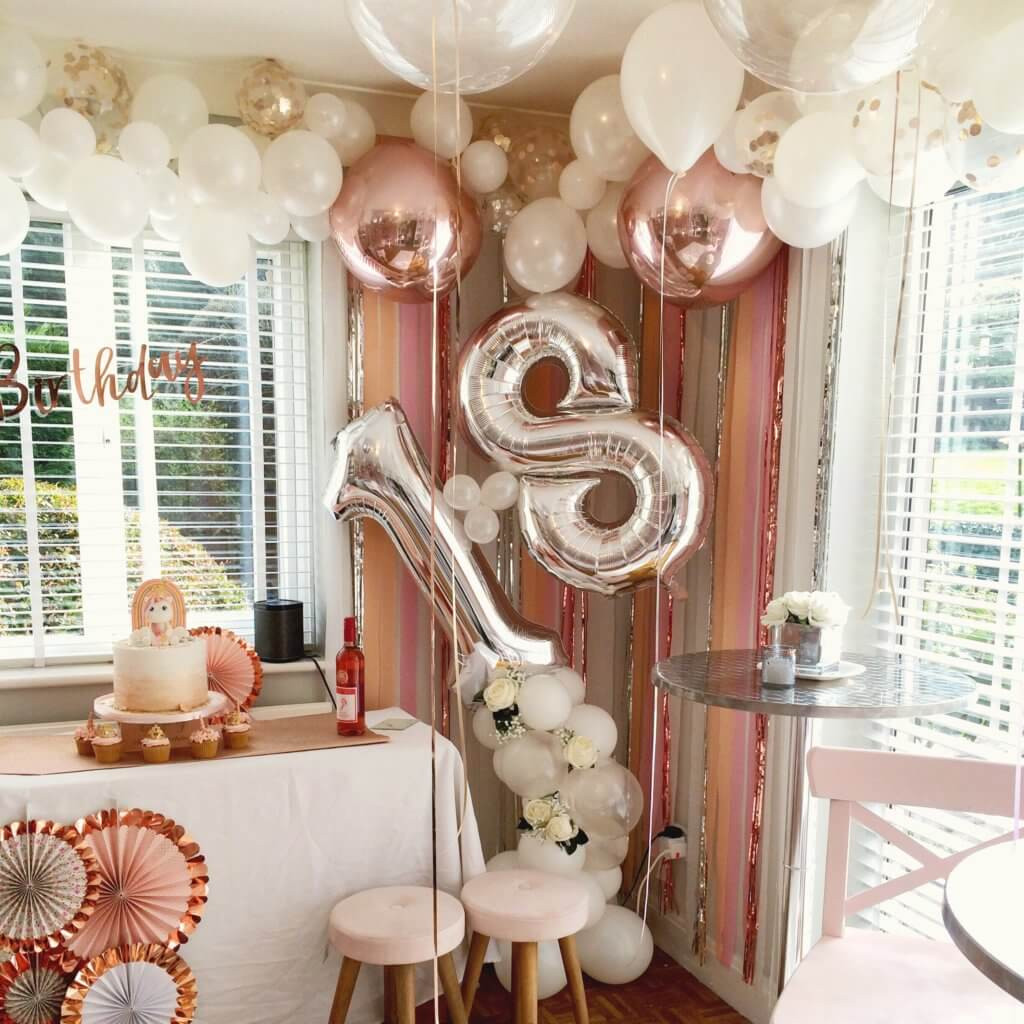 Best ideas about Rose Gold Birthday Decorations
. Save or Pin Sophie s Rose Gold & White 18th Birthday Decorations Now.