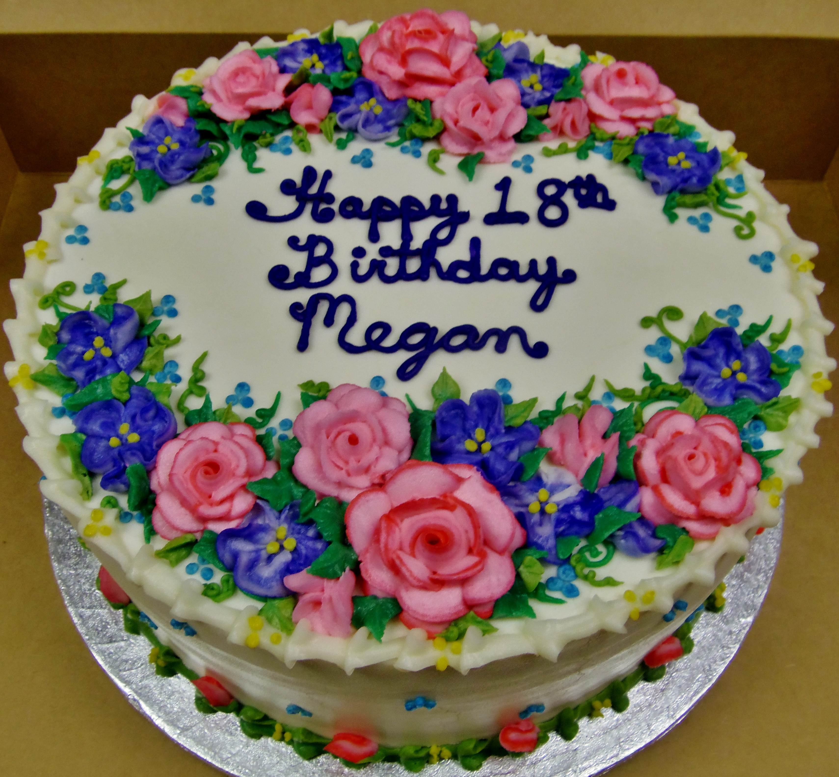 Best ideas about Round Birthday Cake
. Save or Pin Buttercream Flowers CakeCentral Now.