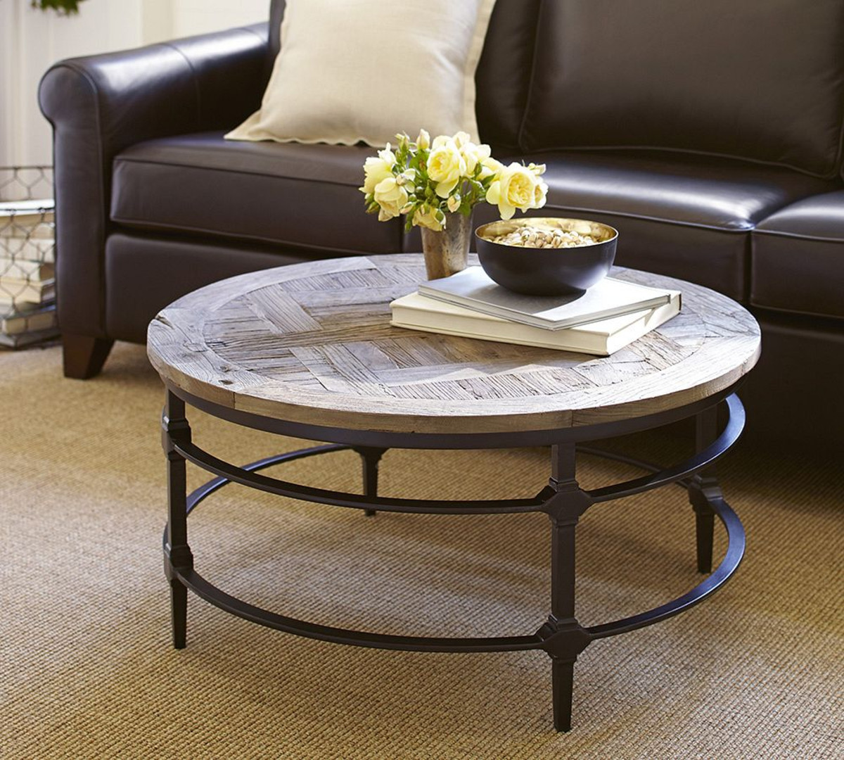 Best ideas about Round Coffee Table
. Save or Pin Parquet Round Coffee Table Pottery Barn Now.