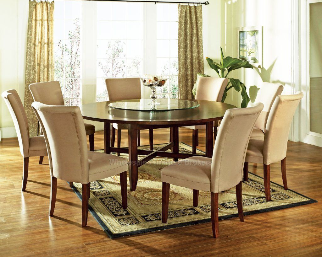 Best ideas about Round Dining Room Tables
. Save or Pin 9 PC Avenue 72" Round Dining Table Set with Lazy Susan by Now.