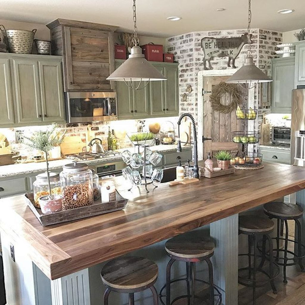 Best ideas about Rustic Farmhouse Kitchen Decor
. Save or Pin 38 Stunning Kitchen Decoration Ideas With Rustic Farmhouse Now.