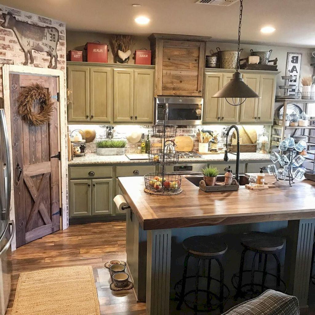 Best ideas about Rustic Farmhouse Kitchen Decor
. Save or Pin 34 Great Farmhouse Kitchen Decor Ideas InteriorSherpa Now.