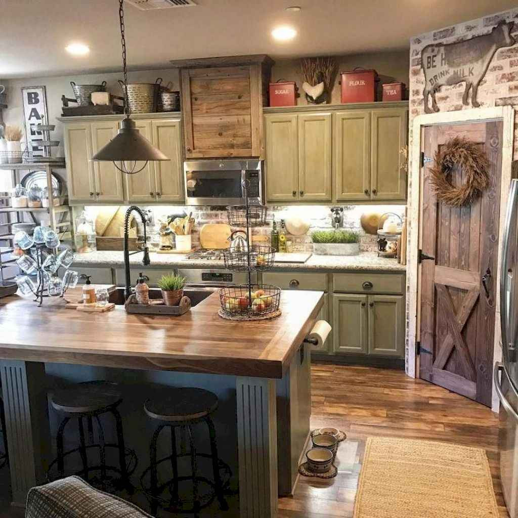Best ideas about Rustic Kitchen Ideas On A Budget
. Save or Pin Rustic Farmhouse Kitchen for 2019 & 52 Affordable Now.