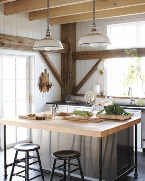 Best ideas about Rustic Kitchen Lighting
. Save or Pin 39 Dream Barn Kitchen Designs DigsDigs Now.